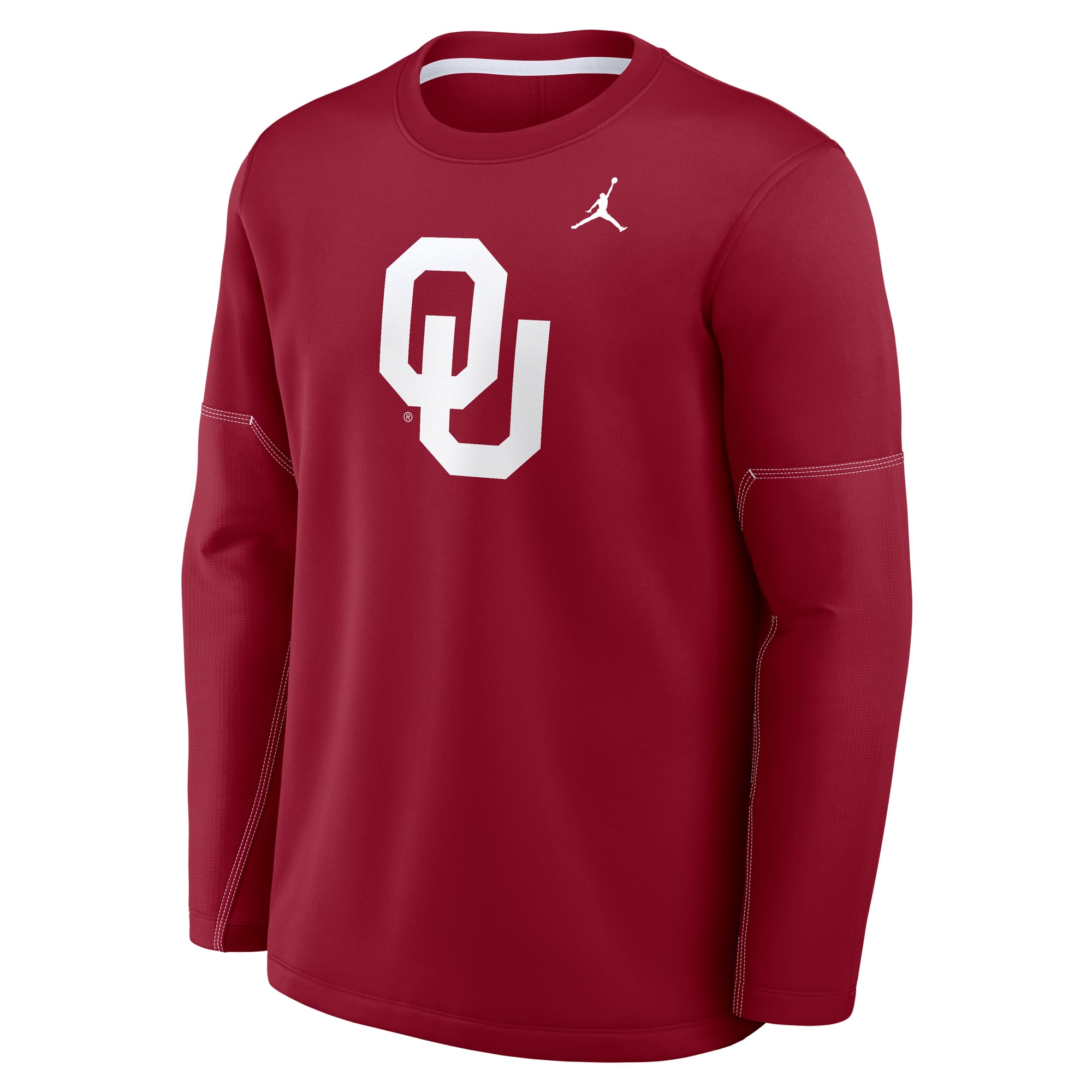 Haut à manches longues Therma-FIT Jordan Brand Crimson Oklahoma Sooners 2026 pour homme